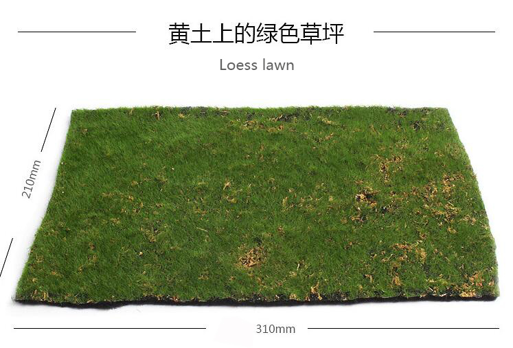 Bonsai Rock Garden - Miniature รุ่นสําเร็จรูปสนามหญ้ารุ่นตารางทรายฐานวัสดุ 31*21 ซม.DIY ฉาก Transformation