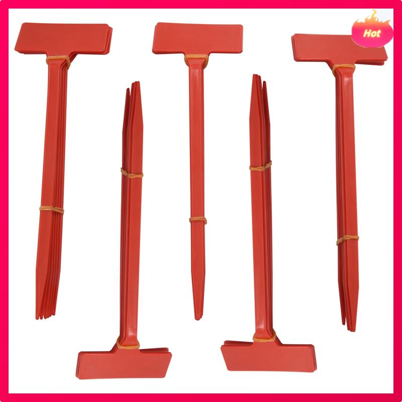 Bonsai Garden Tools - ABYP สวนเครื่องมือปลูก 50 ชิ้นบอนไซโรงงานพลาสติกป้ายสวนป้าย T-Type Upturned