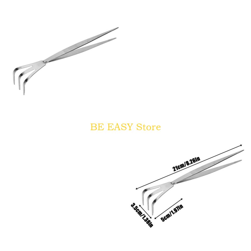 Bonsai Garden Tools - E28F อุปกรณ์ปลูกแบบหัวคู่ แหนบโรงงานสแตนเลสทำให้การทำสวนง่ายขึ้น