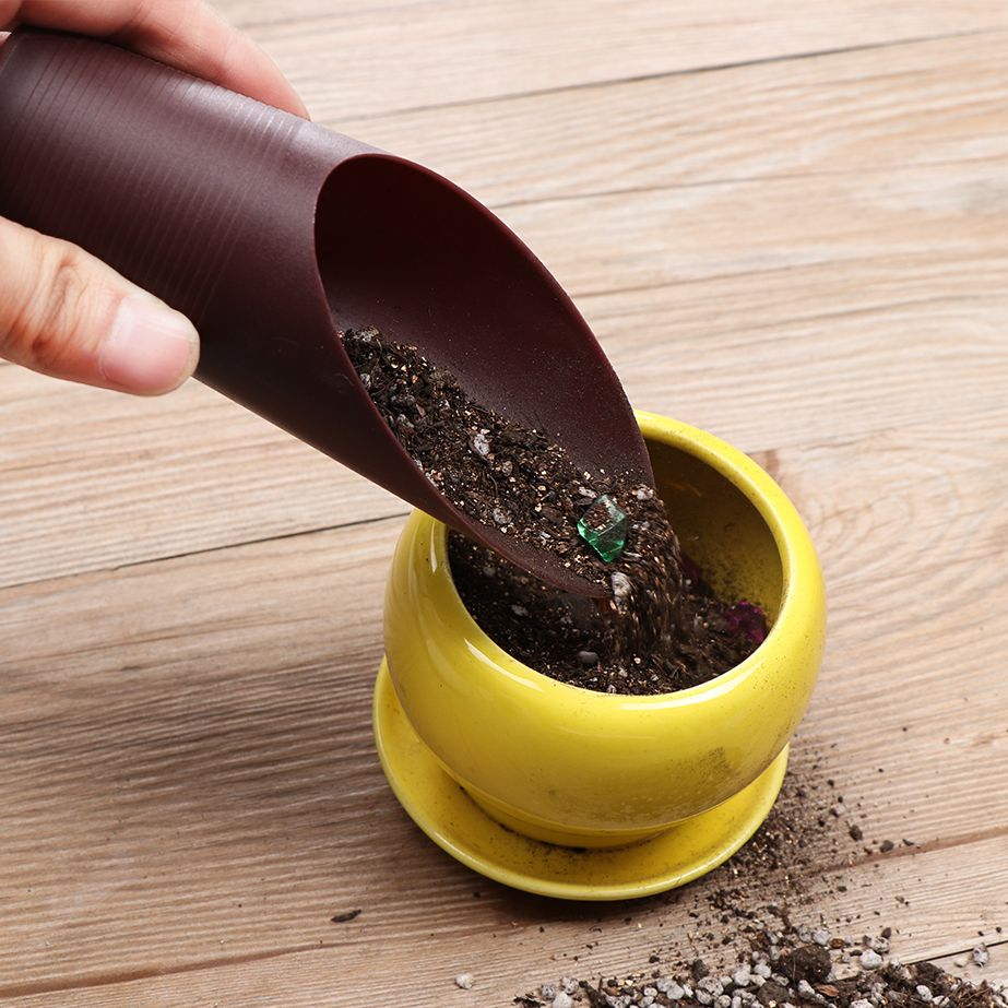 Bonsai Garden Tools - ถ้วยพลั่วดินพลาสติก1ชิ้นสำหรับทำสวนกระถางเพาะต้นบอนไซกระถางเครื่องมือทำสวนขนาดเล็กสำหรับบ้าน