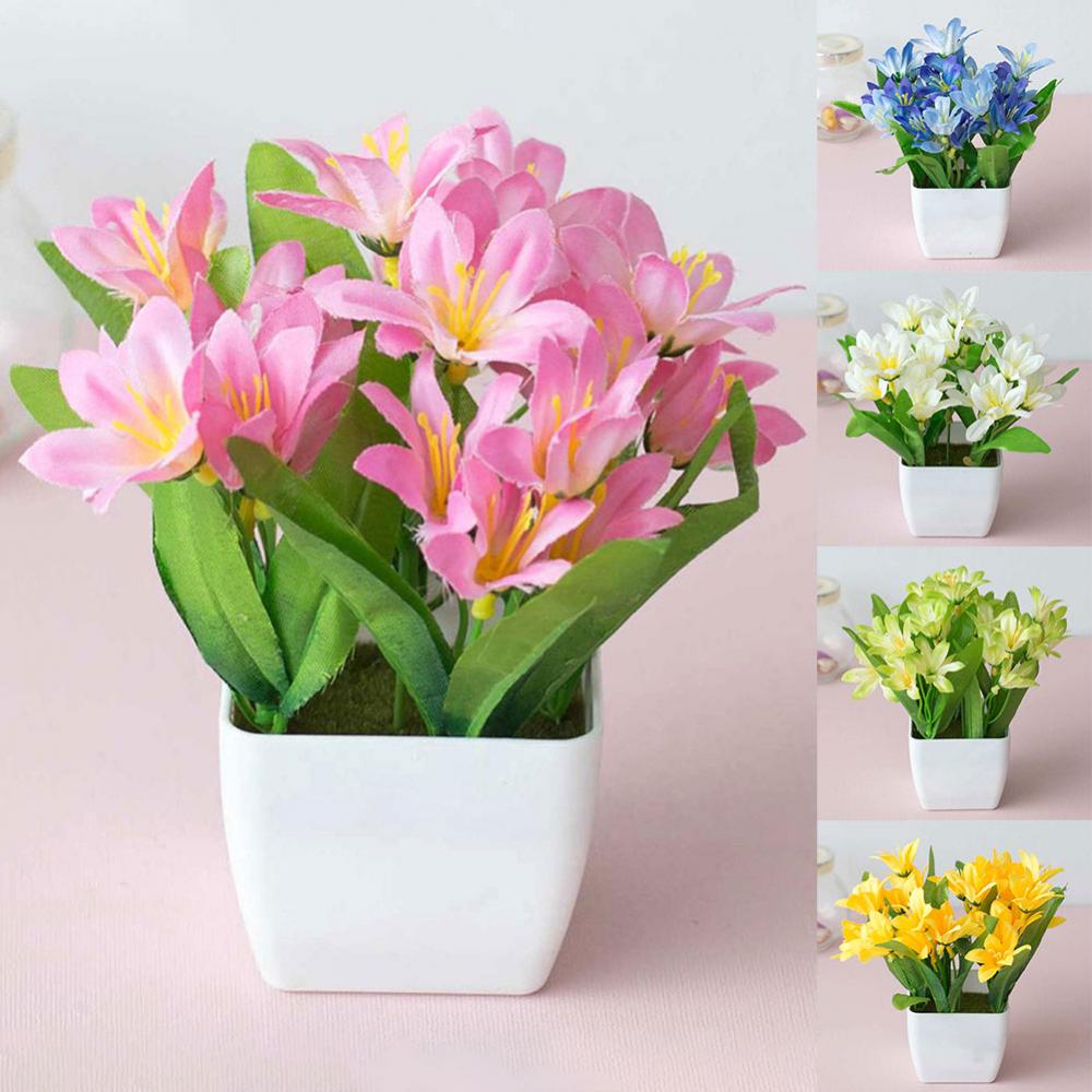 ดอกลิลลี่ประดิษฐ์ขนาด 15 ซม. ส - Bonsai Garden And Cafe บทวิจารณ์และราคา
