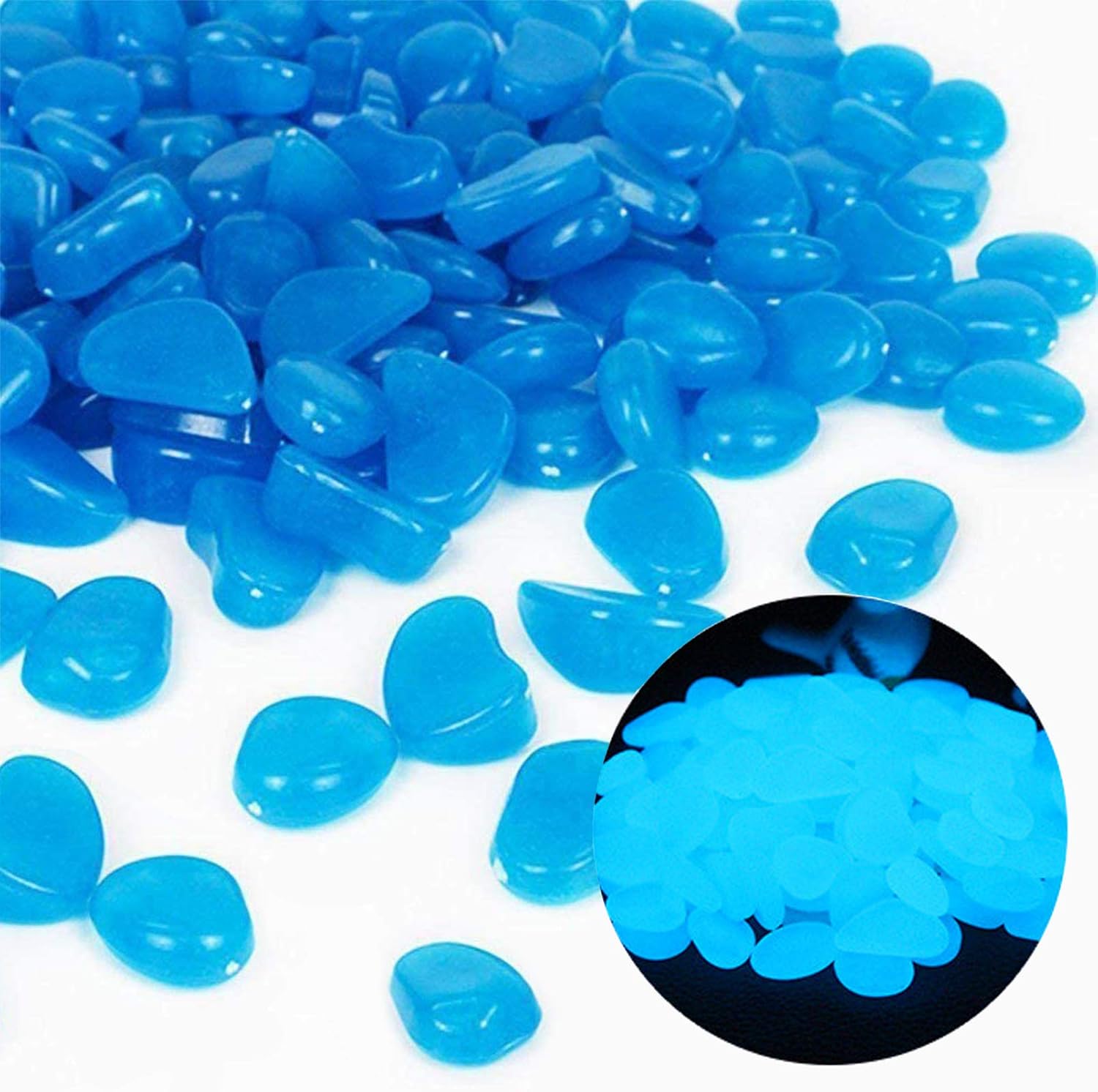 ถังปลา Rocks Glow Blue Pebbles - Bonsai Rock Garden บทวิจารณ์และราคา