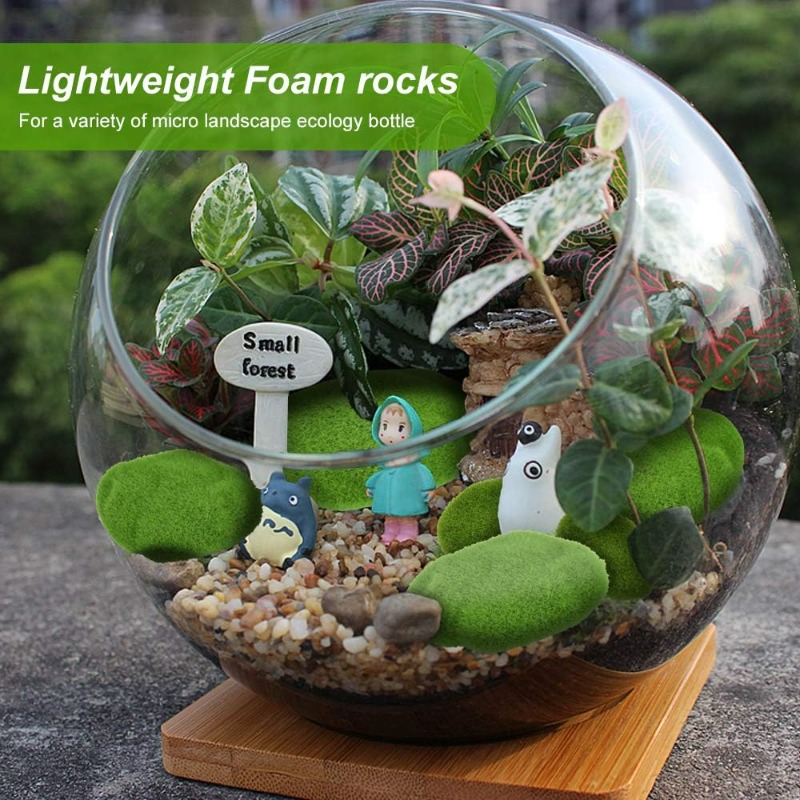 หินมอสเทียม 50/5 ชิ้น หินมอสสี - Bonsai Rock Garden บทวิจารณ์และราคา