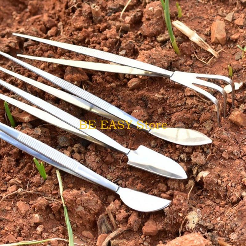 E28F อุปกรณ์ปลูกแบบหัวคู่ แหนบ - Bonsai Garden Tools บทวิจารณ์และราคา