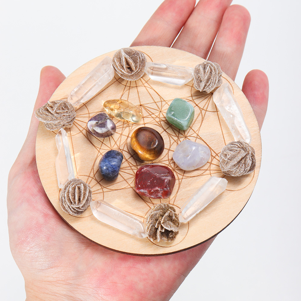 7 ชิ้น/เซ็ตคริสตัลธรรมชาติผสม  - Bonsai Rock Garden บทวิจารณ์และราคา